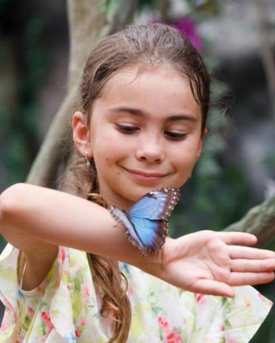 Dívka s motýlem